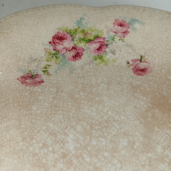 Homer Laughlin Floral Scalloped Edge Platter - Picture 2 of 7